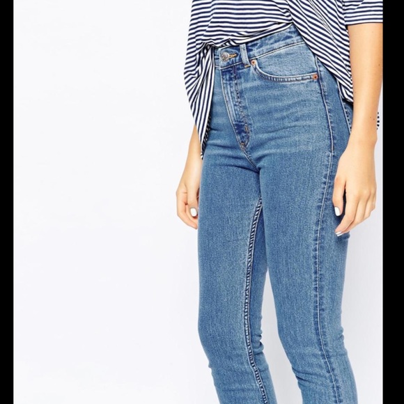 monki slim high waist